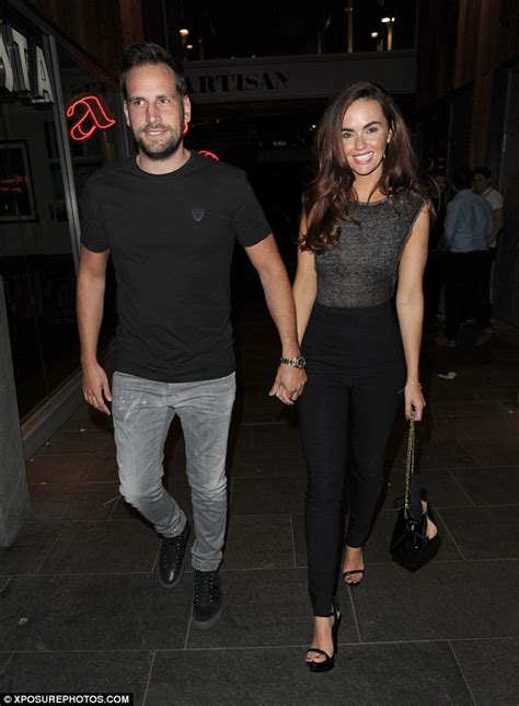 Jennifer Metcalfe And Greg Lake Lock Hands During Night With Hollyoaks