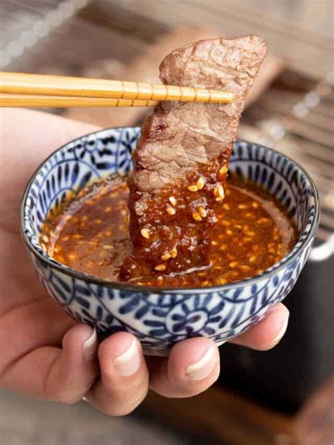 Amazing Yakiniku Sauce Japanese Grilled Meat BBQ Sauce Wandercooks