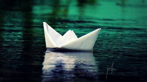Paper Boat In The Rain By Prtkschokoboyy Paper Boat Boat Photo Art