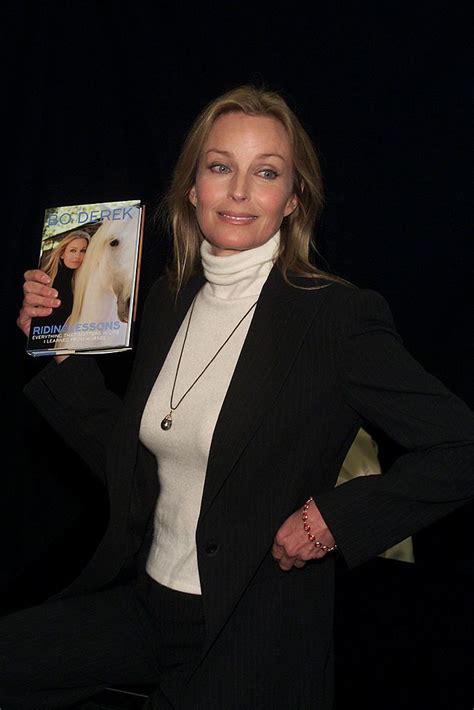 actress bo derek makes an appearance at barnes and noble to signs copies of her new book riding