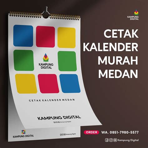 Cetak Kalender Murah Medan Wa 085179805577 Solusi Hemat Untuk