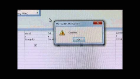 How To Remove A Stack OverFlow Error Message In MS Access - YouTube
