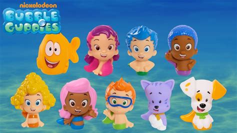 Nickelodeon Bubble Guppies Deluxe Figure Set Toy Playset Of 12 With Gil