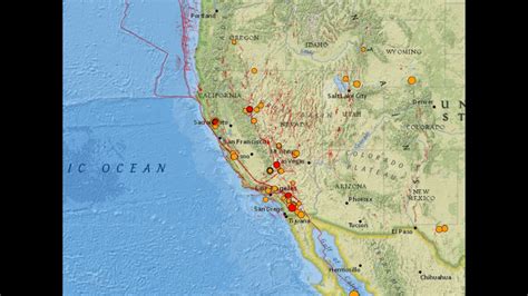 34 Earthquake Southern California Eq Swarm Alaska Region Sat Night