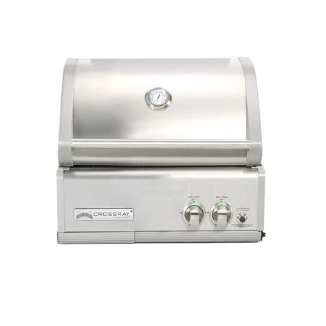 Crossray 2 Burner In Built Infrared Bbq Bunnings Warehouse Gas Bbq