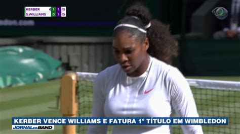Angelique Kerber Vence Serena Williams No Wimbledon Youtube
