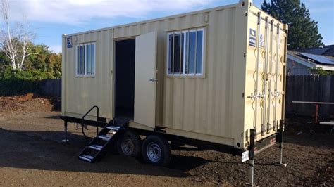 20ft Mobile Office Container With Trailer For Sale Near Me Conexwest