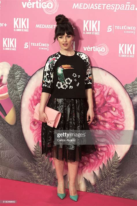 Spanish Singer Sara Vega Attends Kiki El Amor Se Hace Premiere At