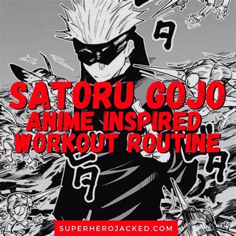 Satoru Gojo Workout Train Like Jujutsu Kaisen Teacher Workout