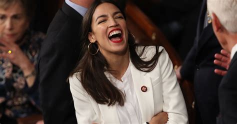 How Alexandria Ocasio Cortez Gets Political With Her Style Huffpost