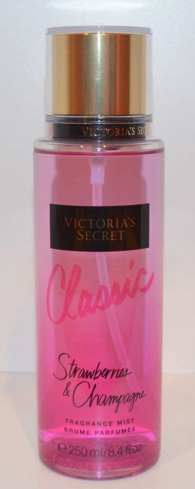 NEW VICTORIA S SECRET STRAWBERRIES CHAMPAGNE FRAGRANCE MIST BODY SPRAY SPLASH Perfume