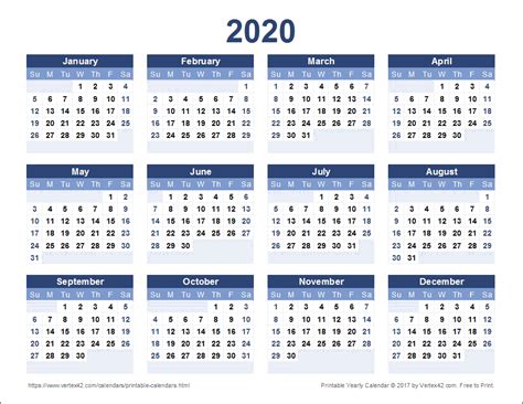 2020 Calendar Png File Png Mart