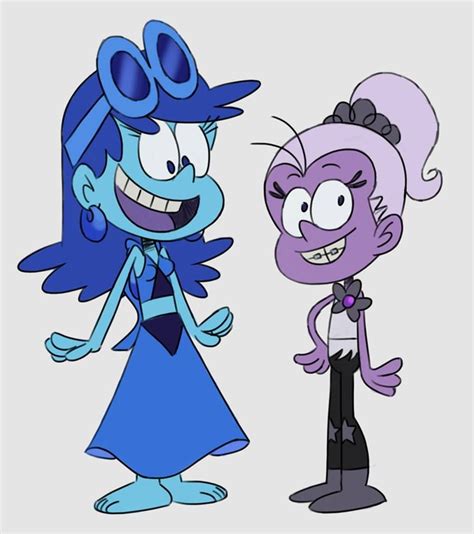 Leni And Luan As Lapis Lazuli And Amethyst From Steven Universe Tv
