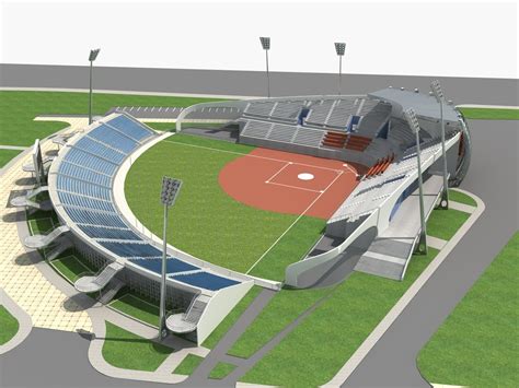 3D baseball stadium model - TurboSquid 1326413