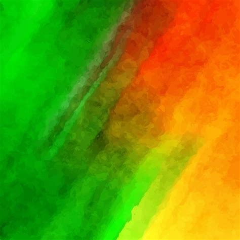 Free Vector Background With Red Yellow And Green Watercolors