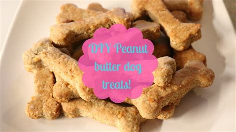 Diy Peanut Butter Dog Treats Youtube