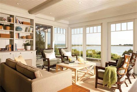Cape Cod Guest House Beach Style Living Room Boston Houzz