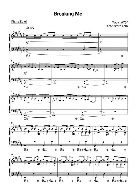 ️ ️ ️topic a7s breaking me sheet music for piano sheet music piano sheet music printable