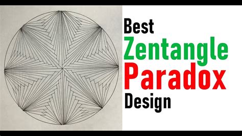 How To Draw Complex Zentangle Paradox Design For Beginners Doodle Art