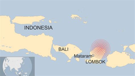 Indonesia Earthquake 14 Dead On Tourist Island Of Lombok Bbc News