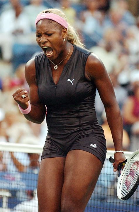 Serena Williams Donned A Leather Catsuit By Puma At The Us Open