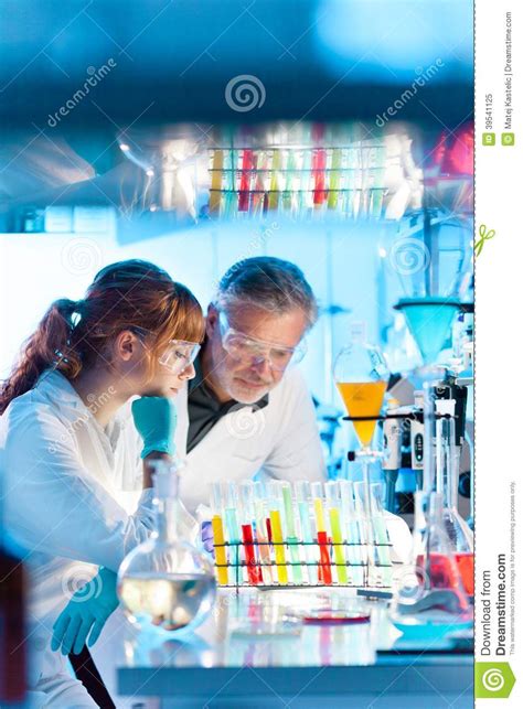 Health Care Professionals In Lab Stock Image Image Of Equipment