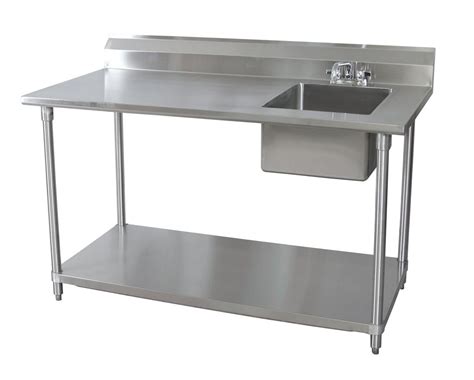 Kitchen work table with sink. Pin on Roof Deck - Sink Station Ideas
