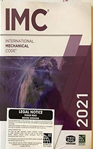 2021 International Mechanical Code International Code Council Series