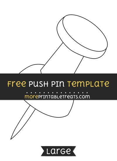 Free Push Pin Template Large Pin Template Templates