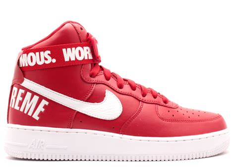 In the beginning of the new era of basketball, the nike air force one was born. Air Force 1 High Supreme Sp Supreme White Varsity Red ...