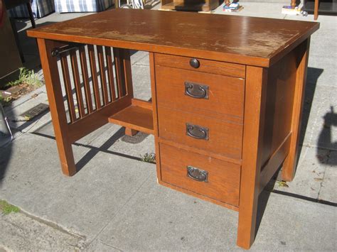 Uhuru Furniture And Collectibles Sold Mission Style Desk 60