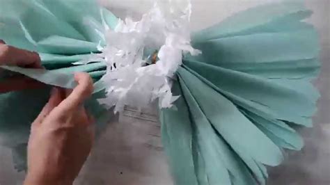 Diy Giant Crepe Paper Flower Tutorial Youtube