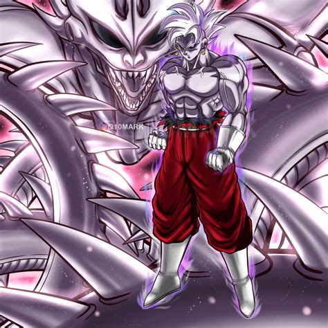 Ultra Instinct Goku And Jiren Fusion By Q10mark On Deviantart