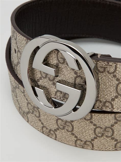 Lyst Gucci Monogram Belt In Natural For Men