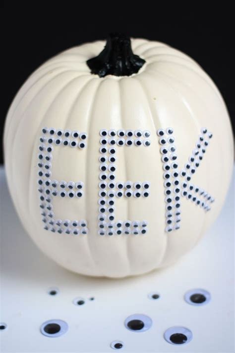 make these fun wiggle eye pumpkins in minutes with eek and boo stickers pumpkin flower pumpkin