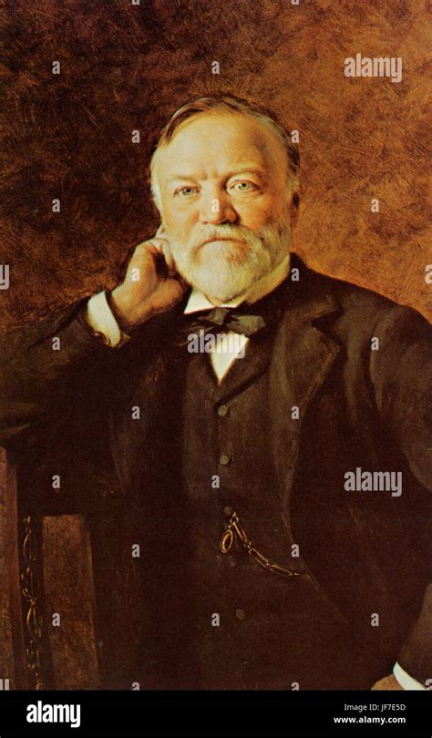 Andrew Carnegie American Philanthropist Painting 1835 1919