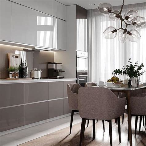 Modern Shiny Kitchen Cabinets Gaper Kitchen Ideas