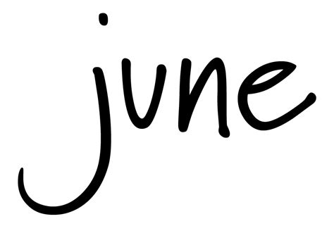 June Icon Png Artwork