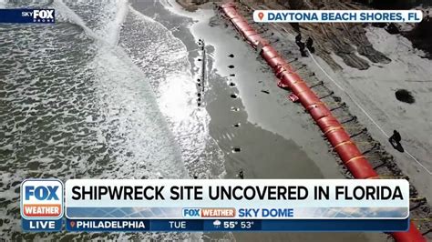 Shipwreck Site Uncovered On Daytona Beach Shores Hundreds Of Years