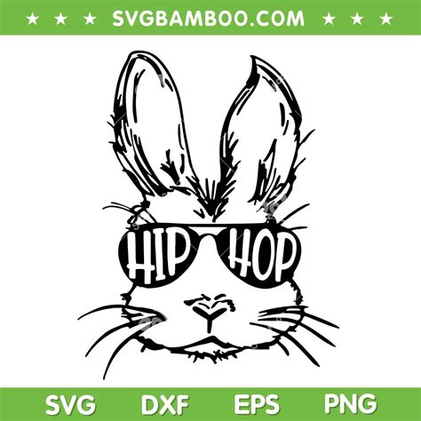 Bunny Hip Hop Svg Png