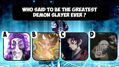 Demon Slayer Character Quiz 1 Only True Demon Slayer Fans Can