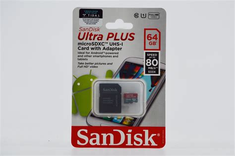 Sandisk extreme is more expensive than sandisk ultra, so let's see if the. Sandisk Ultra Plus 64 GB | 80MB/s | MicroSDXC UHS-I | With ...