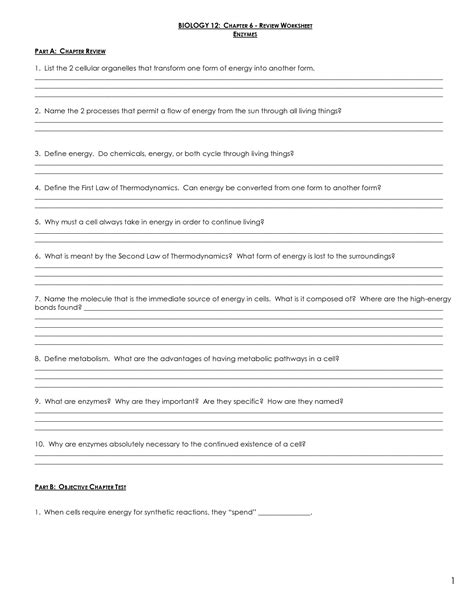 The interrelationship of structure and function of each body system will be presented in two semesters. 19 Best Images of Enzyme Reactions Worksheet Answers - Virtual Lab Enzyme-Controlled Reactions ...