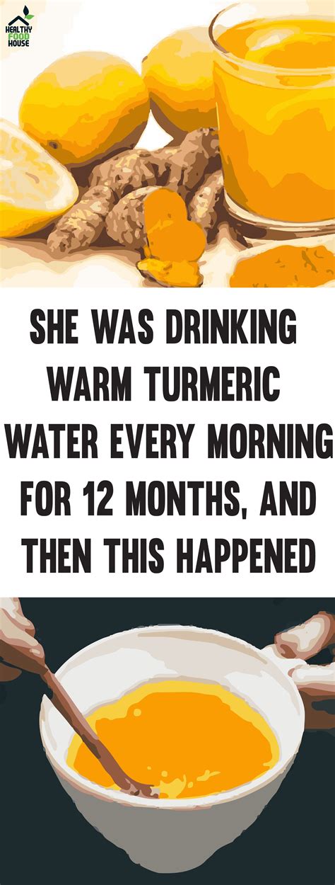 She Was Drinking Warm Turmeric Water Every Morning For 12 Months And