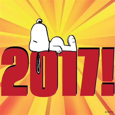 2017 Snoopy Cartoon Peanuts Cartoon Peanuts Snoopy Snoopy New Year