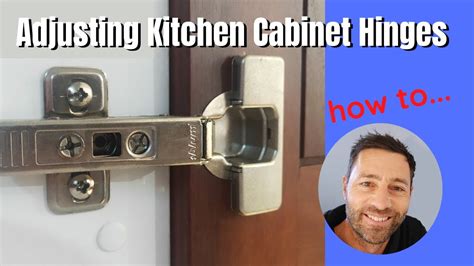 How To Adjust Hinges On Cabinet Doors Tutor Suhu