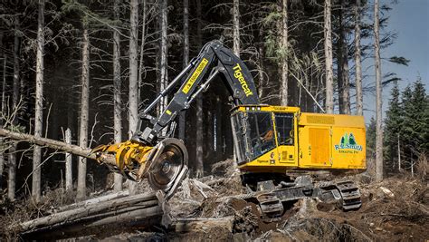 Lx D Levelling Feller Buncher Tree Cutter Tigercat