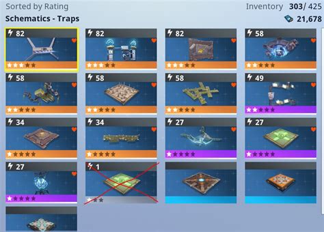 Fortnite Stw Updated Guides Schematics And Traps Fortnite Battle