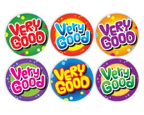 Very Good Multipack School Merit Stickers