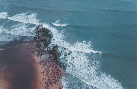 Aerial Shot Of Beach Seashore 4k Hd Nature 4k Wallpapers Images